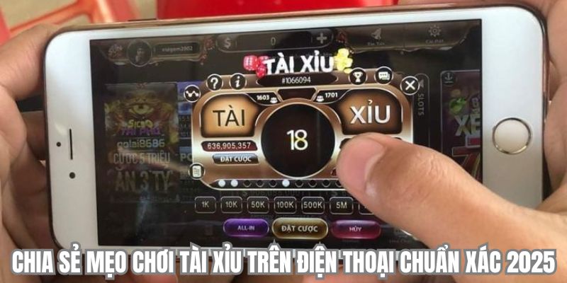 Mẹo chơi tài xỉu trên điện thoại dễ nhớ, hiệu quả đáng kinh ngạc