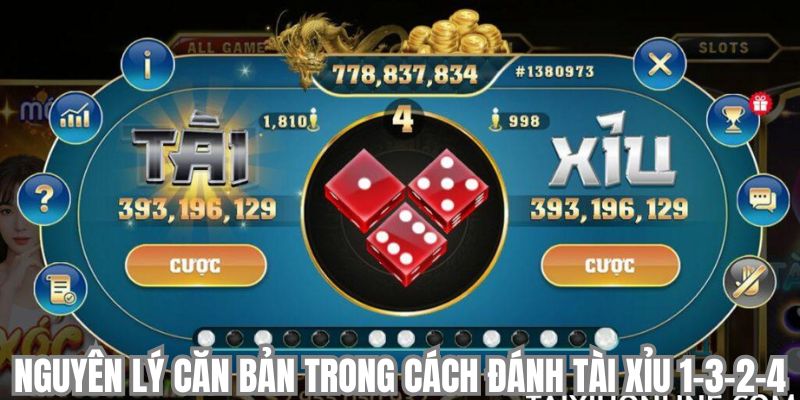 Nguyên lý căn bản trong cách đánh tài xỉu 1-3-2-4